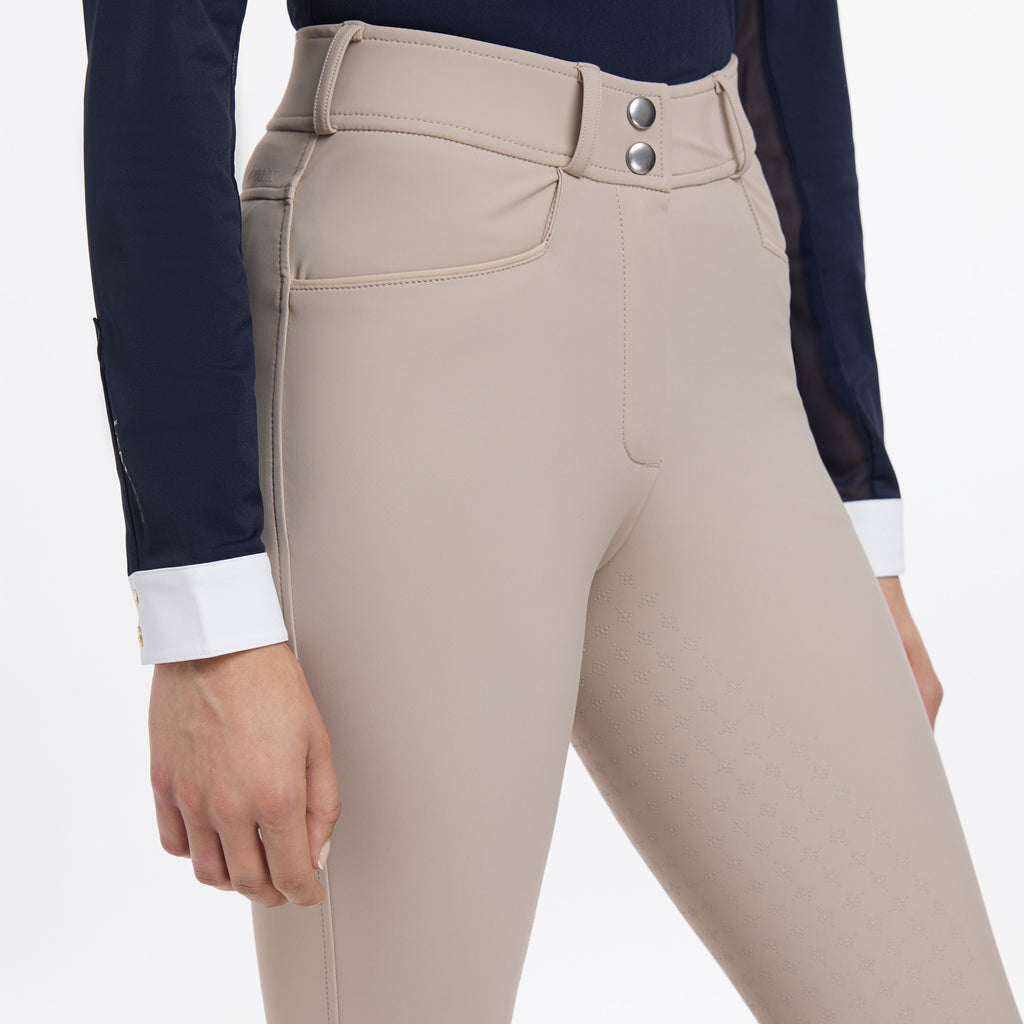 LeMieux Ladies Isabelle Full Seat Breeches - Almond