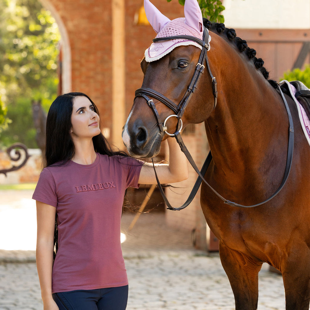 LeMieux Ladies Classique T-Shirt - Rosewood