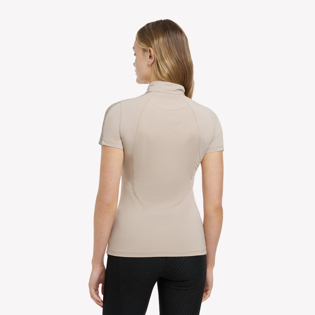 LeMieux Maria Mesh Short Sleeve Baselayer - Almond