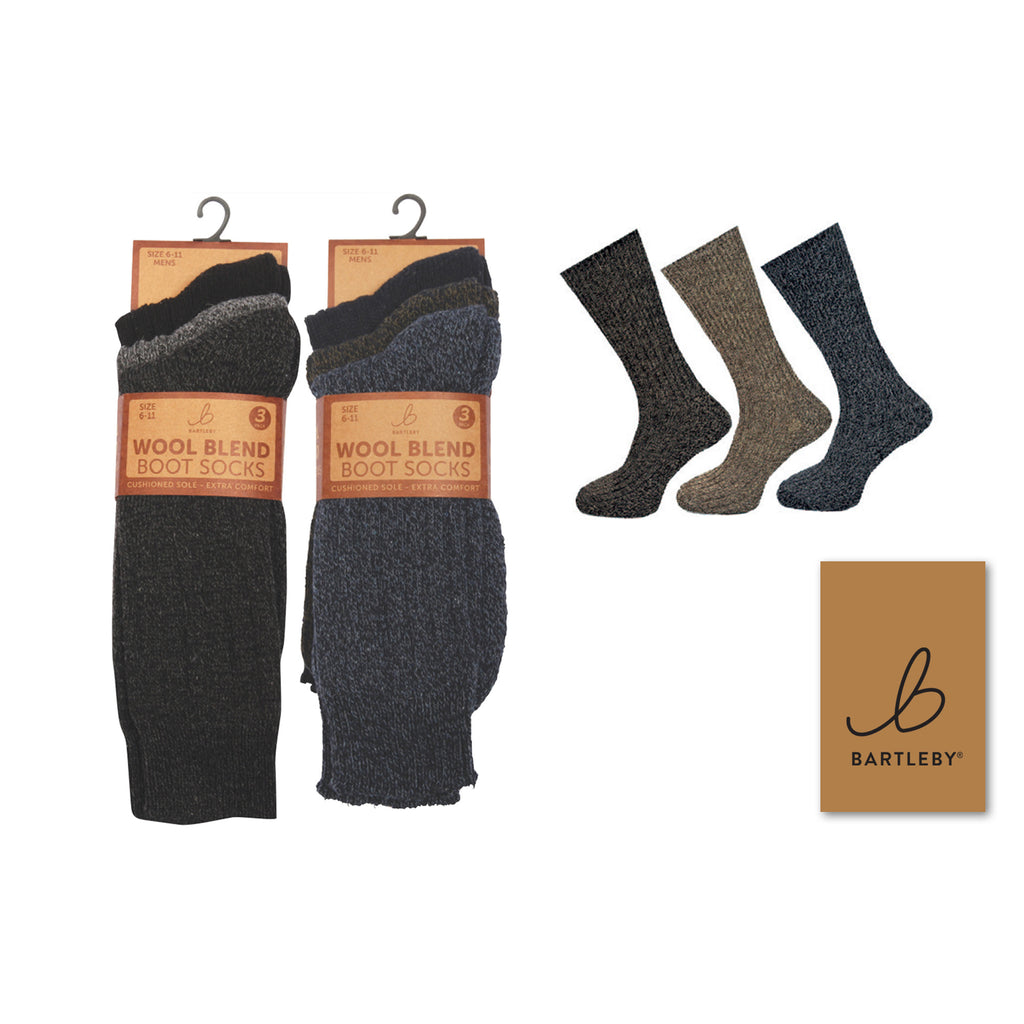 Bartleby Mens Chunky Knit Boot Socks