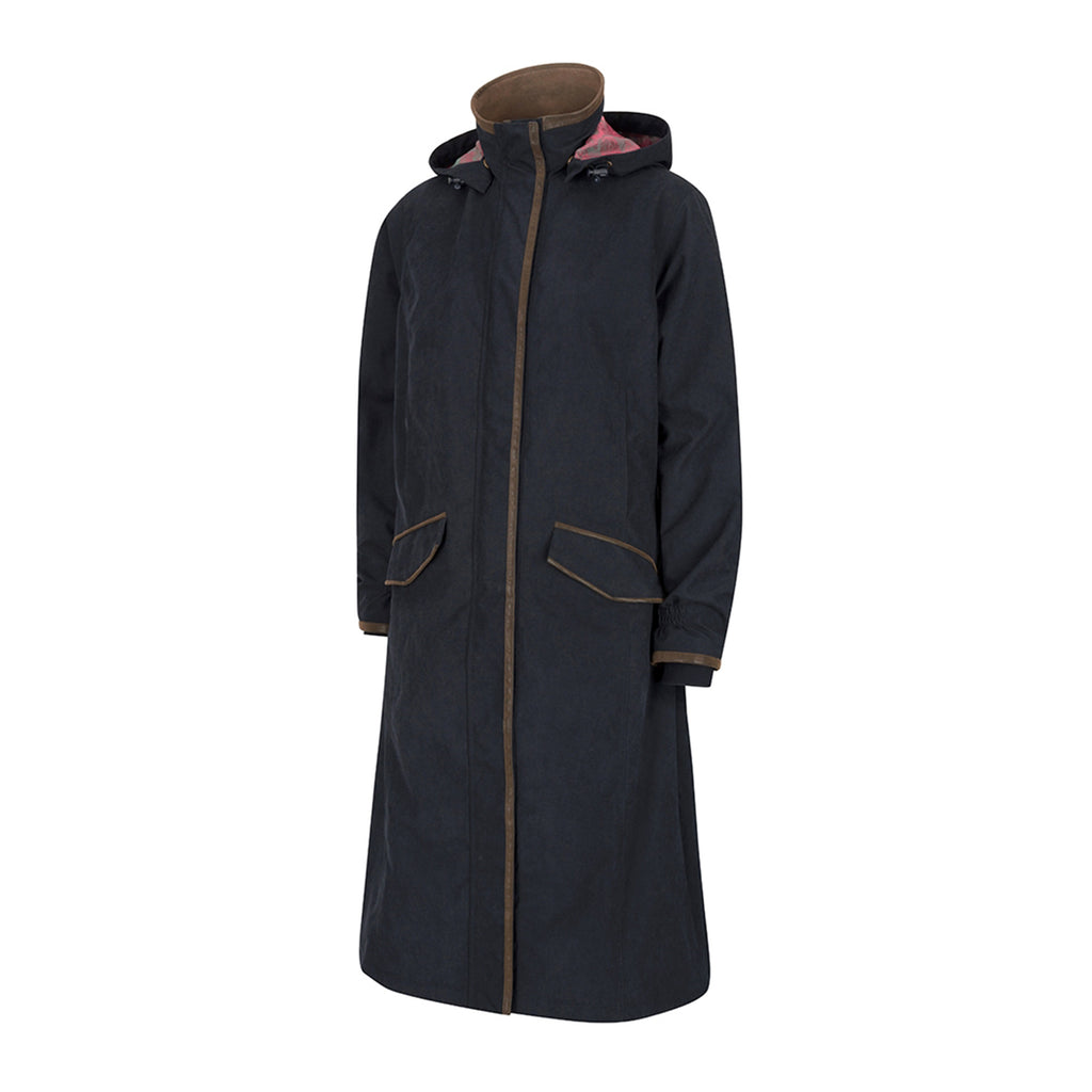 Hoggs of Fife Ladies Struther Long Coat - Navy