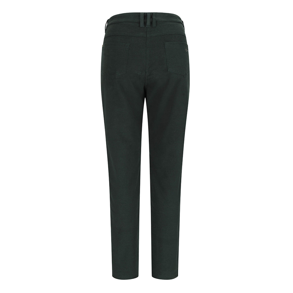 Catrine Ladies Technical Stretch Moleskin Jean - Forest Green