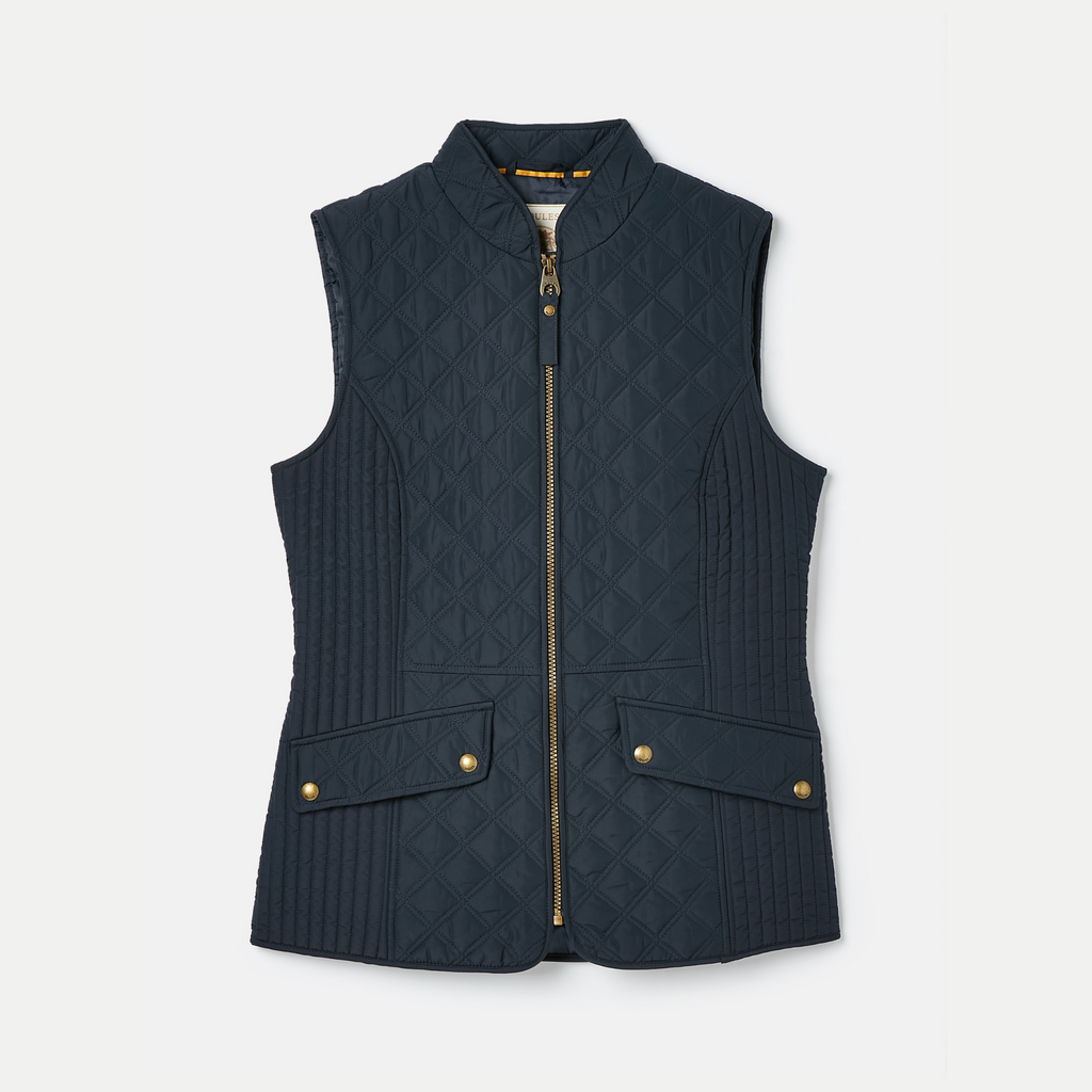 Joules Ladies Minx Showerproof Quilted Gilet - Navy
