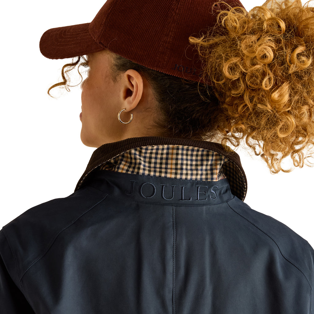 Joules Ladies Katherine Waterproof Heritage Coat - Navy