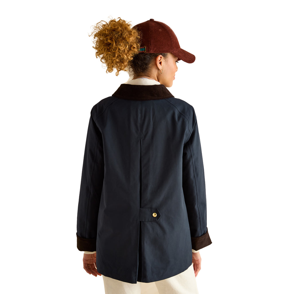 Joules Ladies Katherine Waterproof Heritage Coat - Navy