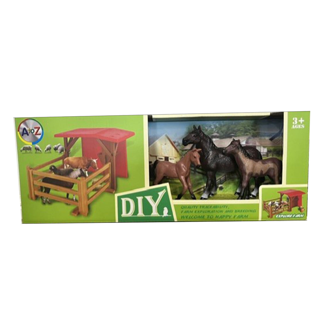 Horse DIY Stable Set