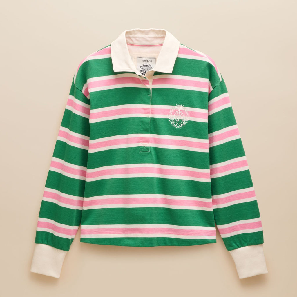 Joules Ladies Lara Top - Green Multi