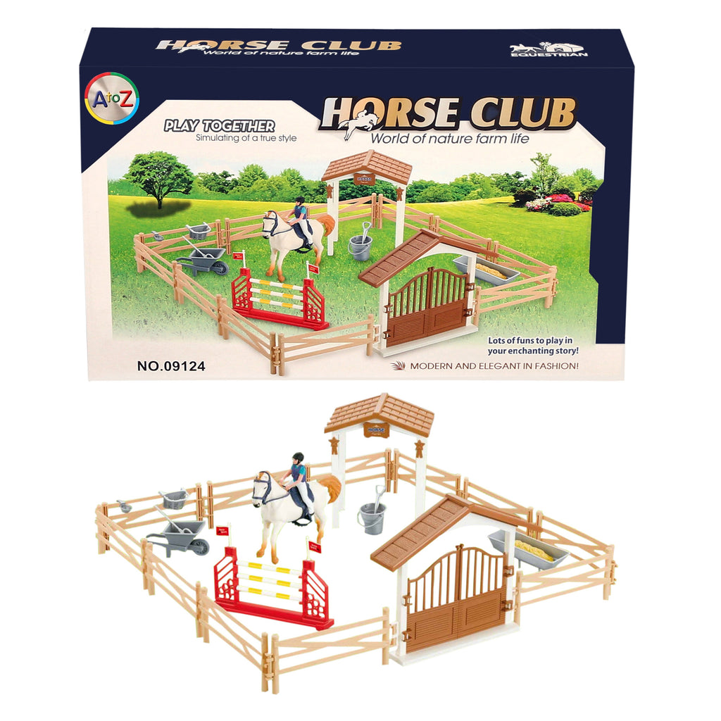 Horse Equestrian Scene Set
