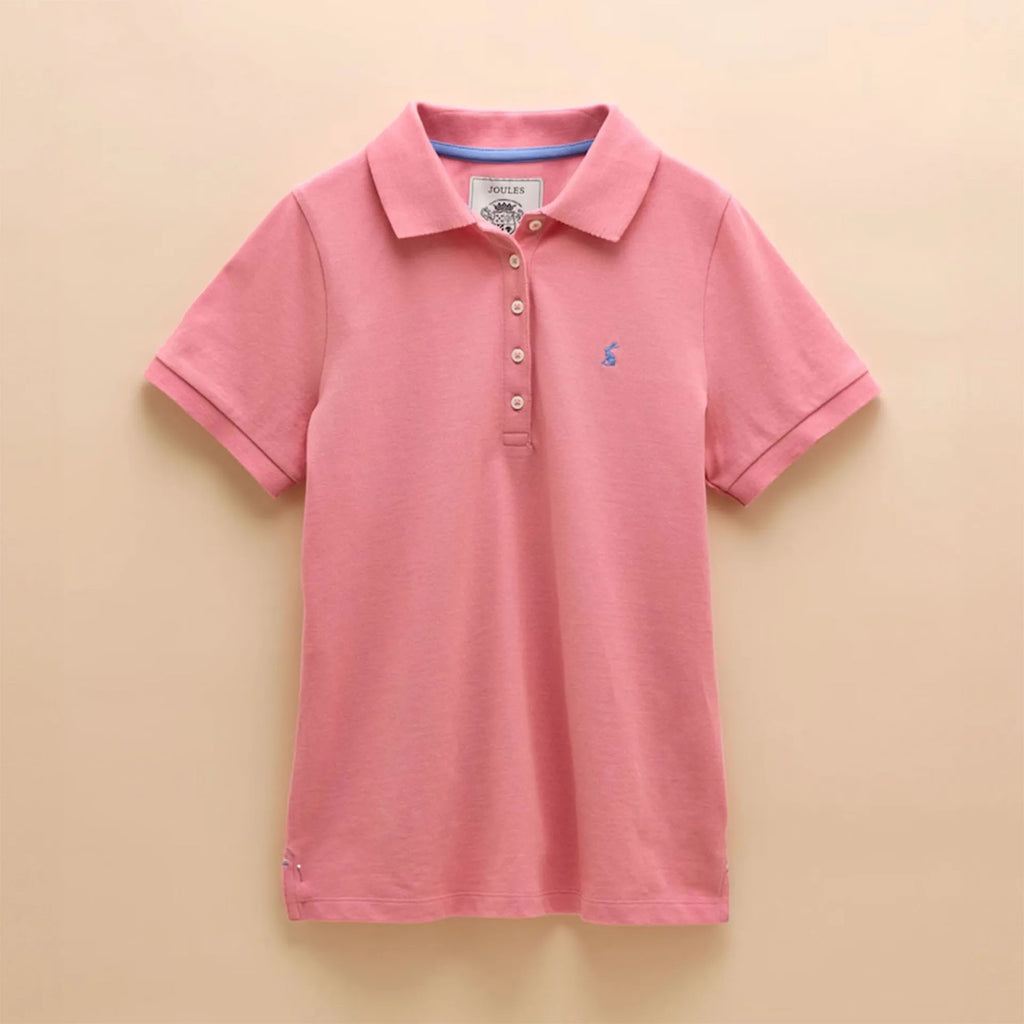 Joules Ladies Woody Polo Shirt - Pink