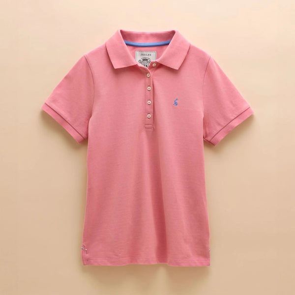 Joules Ladies Woody Polo Shirt - Pink