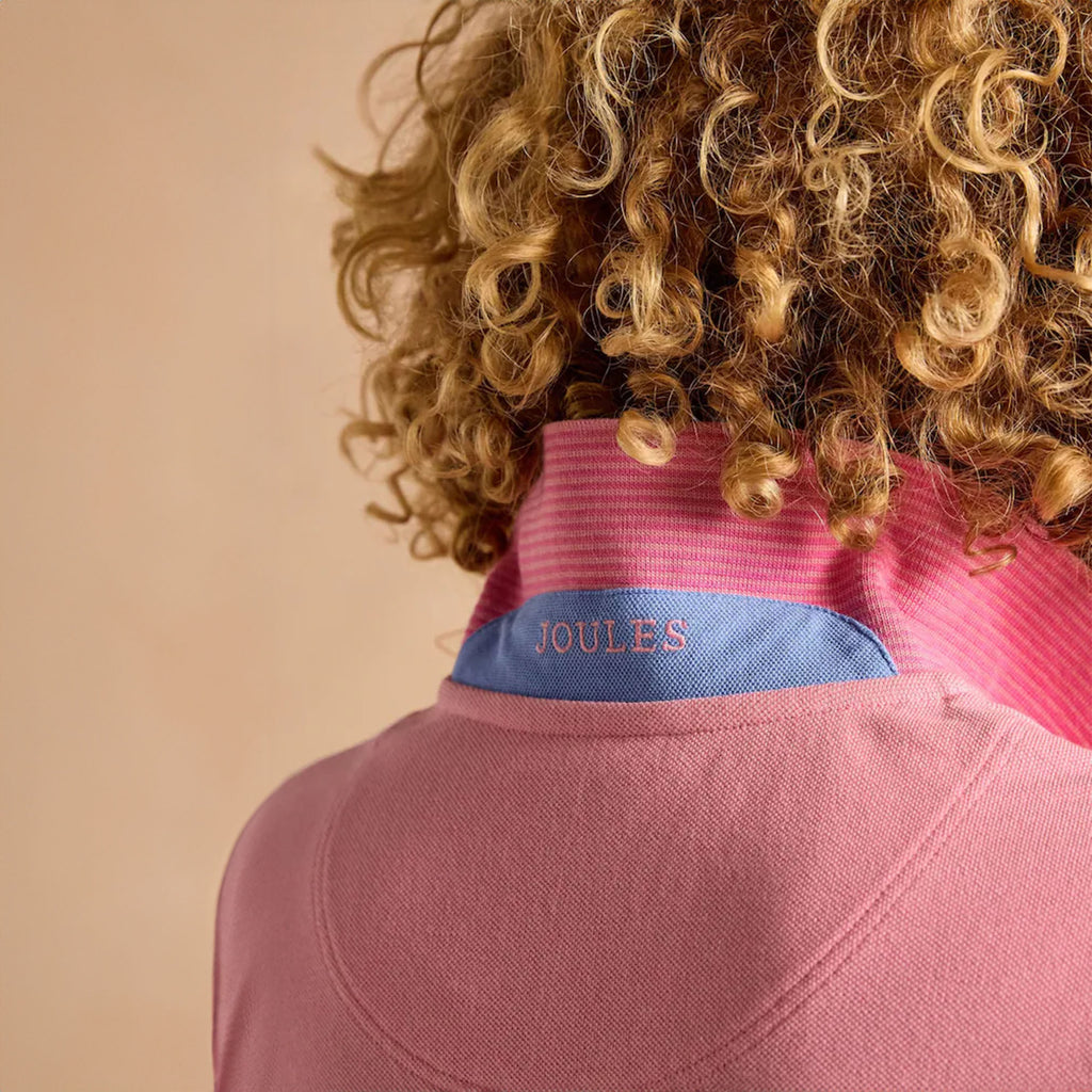 Joules Ladies Woody Polo Shirt - Pink