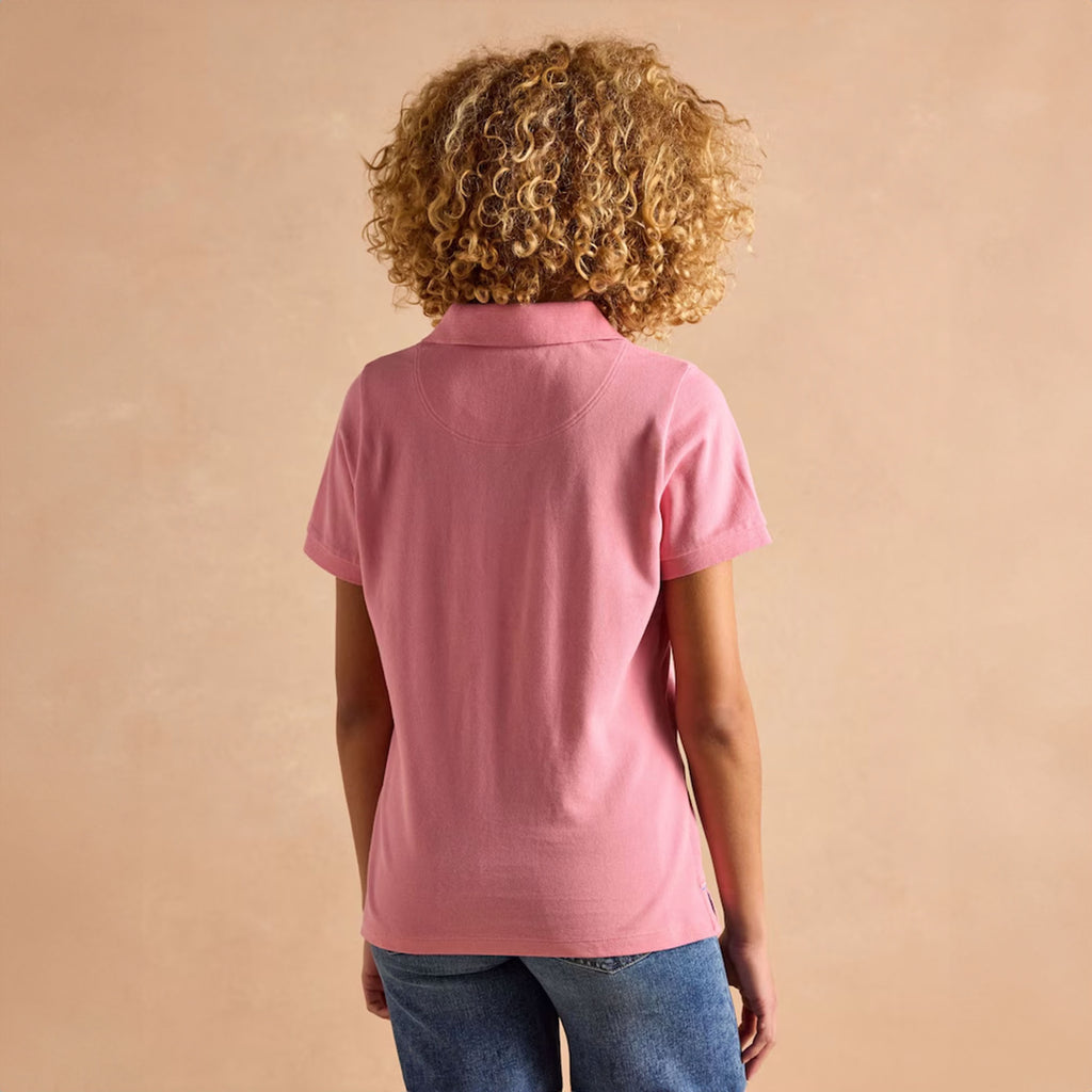 Joules Ladies Woody Polo Shirt - Pink