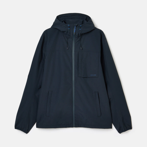 Joules Mens Ayston Lightweight Waterproof Coat - Navy