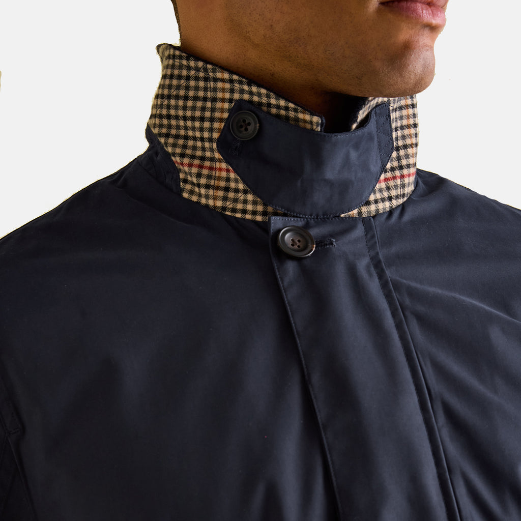 Joules Mens Sandford Waterproof Raincoat - Navy