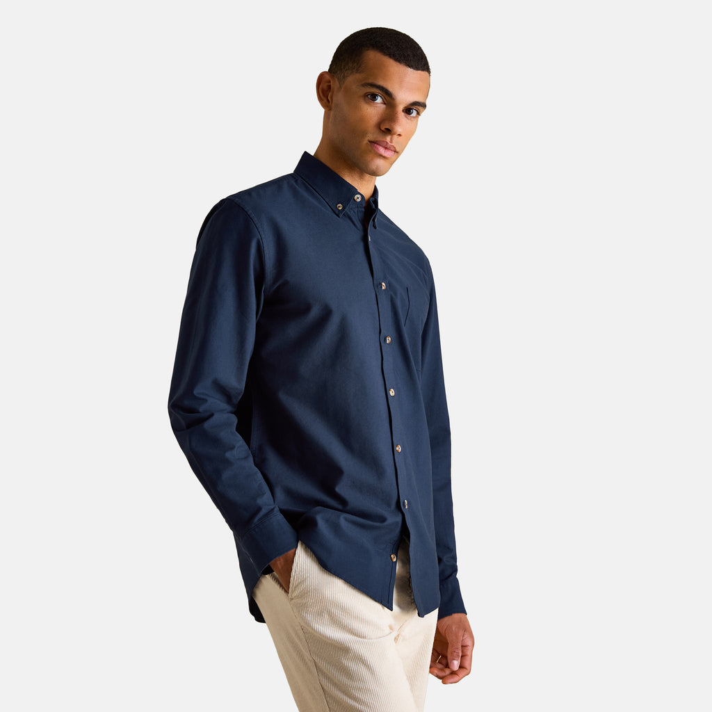 Joules Mens Oxford Classic Fit Shirt - Navy