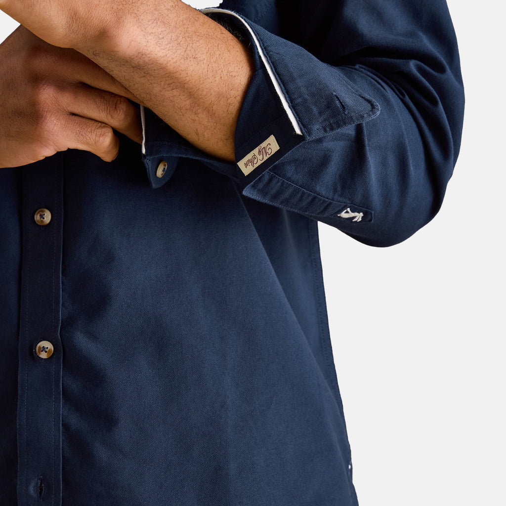 Joules Mens Oxford Classic Fit Shirt - Navy