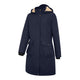 Hoggs of Fife Ladies Walker Long Coat - Ink Navy