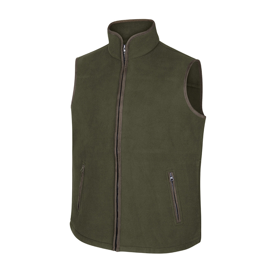 Hoggs of Fife Woodhall Fleece Gilet - Green