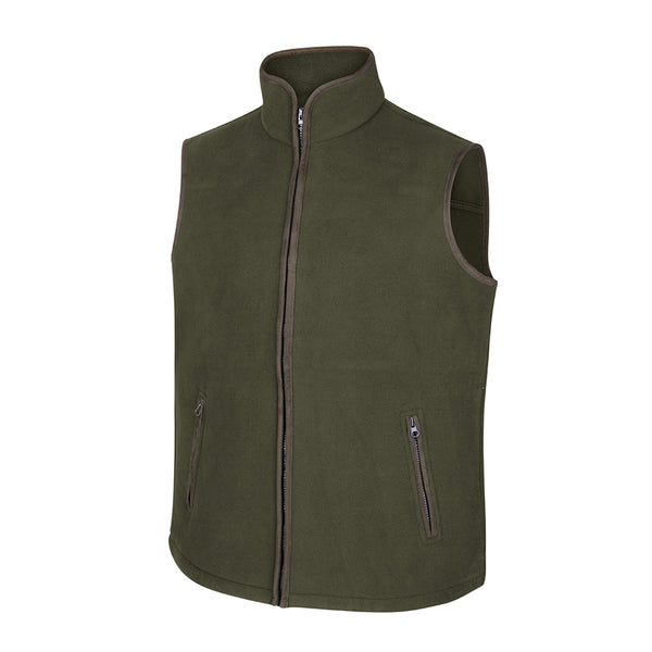 Hoggs of Fife Woodhall Fleece Gilet - Green