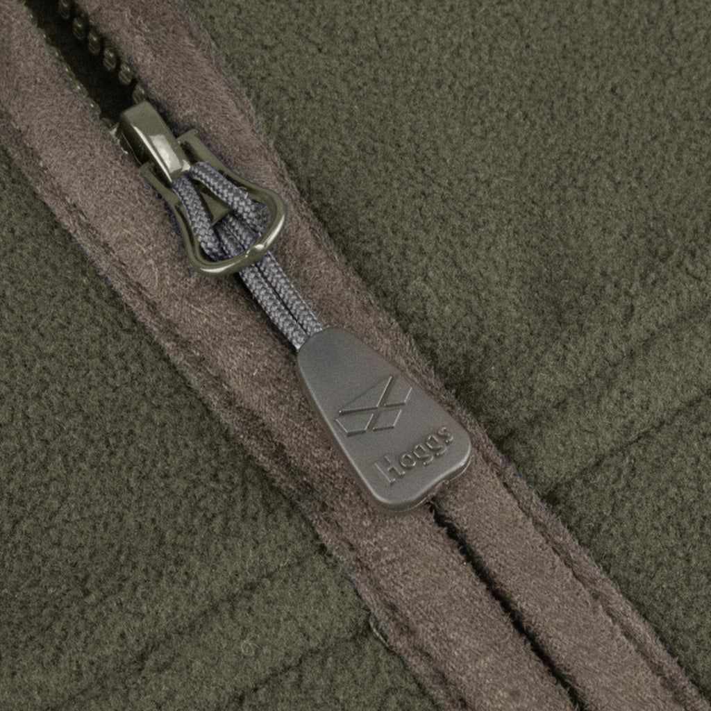 Hoggs of Fife Woodhall Fleece Gilet - Green