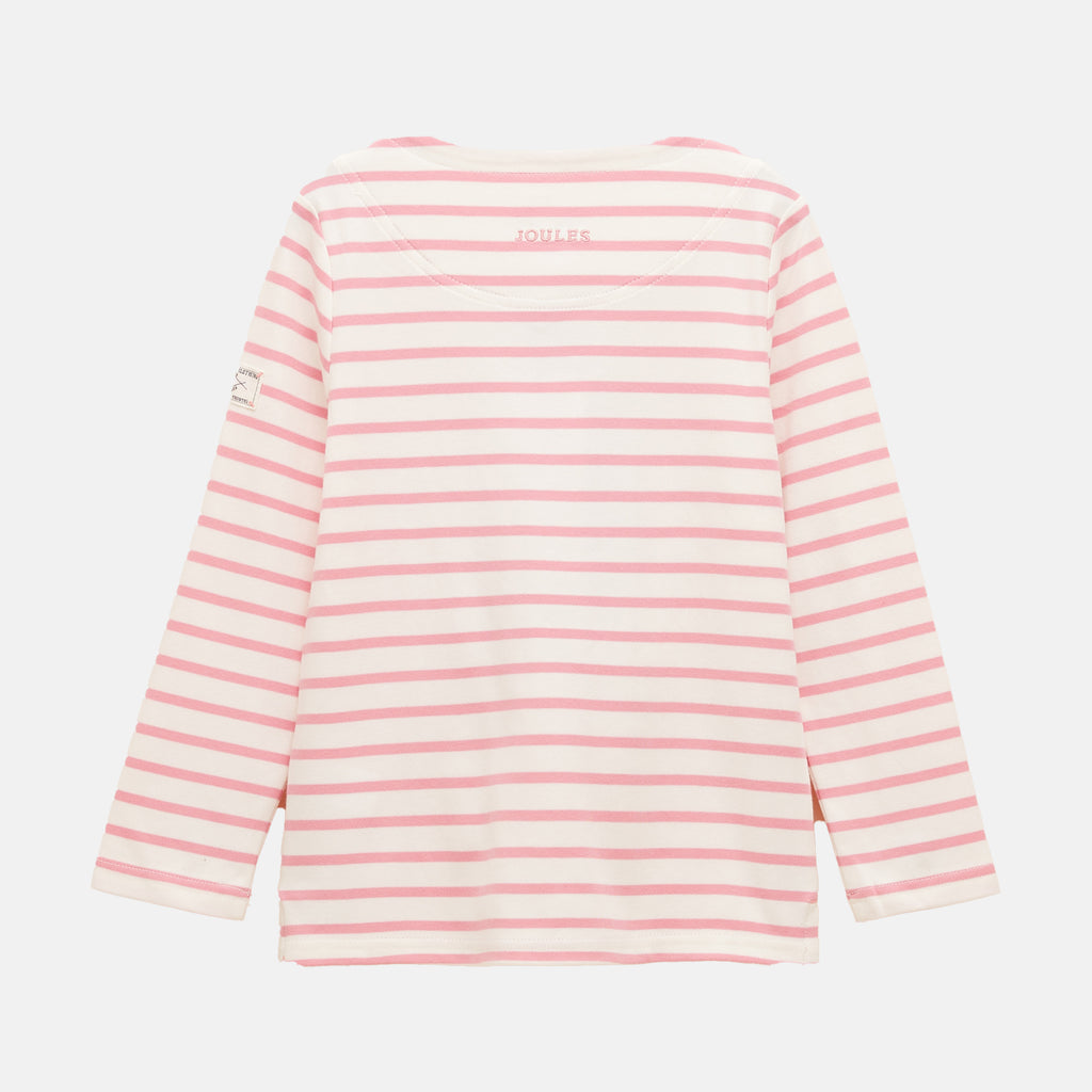 Joules Girls Harbour Long Sleeved Top - Pink