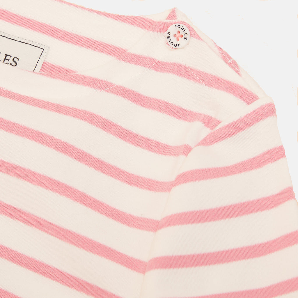Joules Girls Harbour Long Sleeved Top - Pink