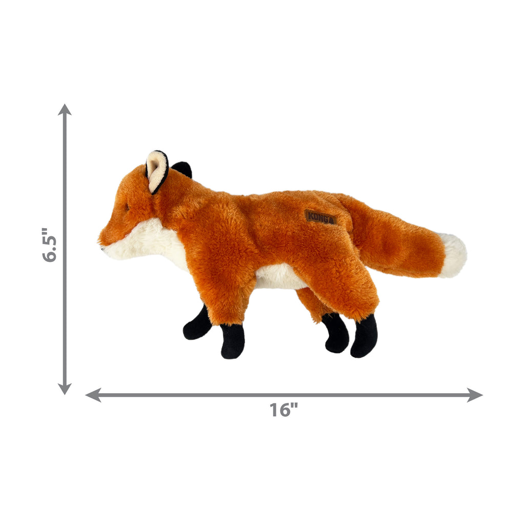 KONG Wild Low Stuff Fox - Medium