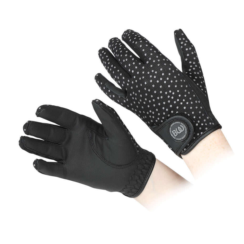 Bridleway Cheltenham Riding Gloves - Black