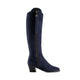 Fairfax and Favor Narrow Fit Heeled Regina Boot - Navy