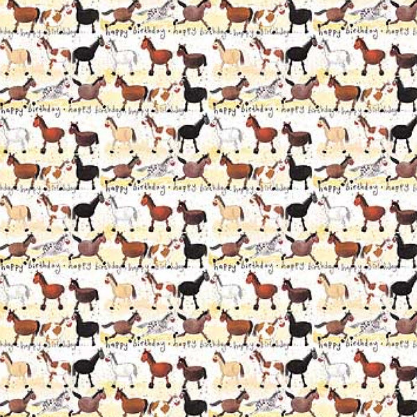 Alex Clark Horses Gift Wrap