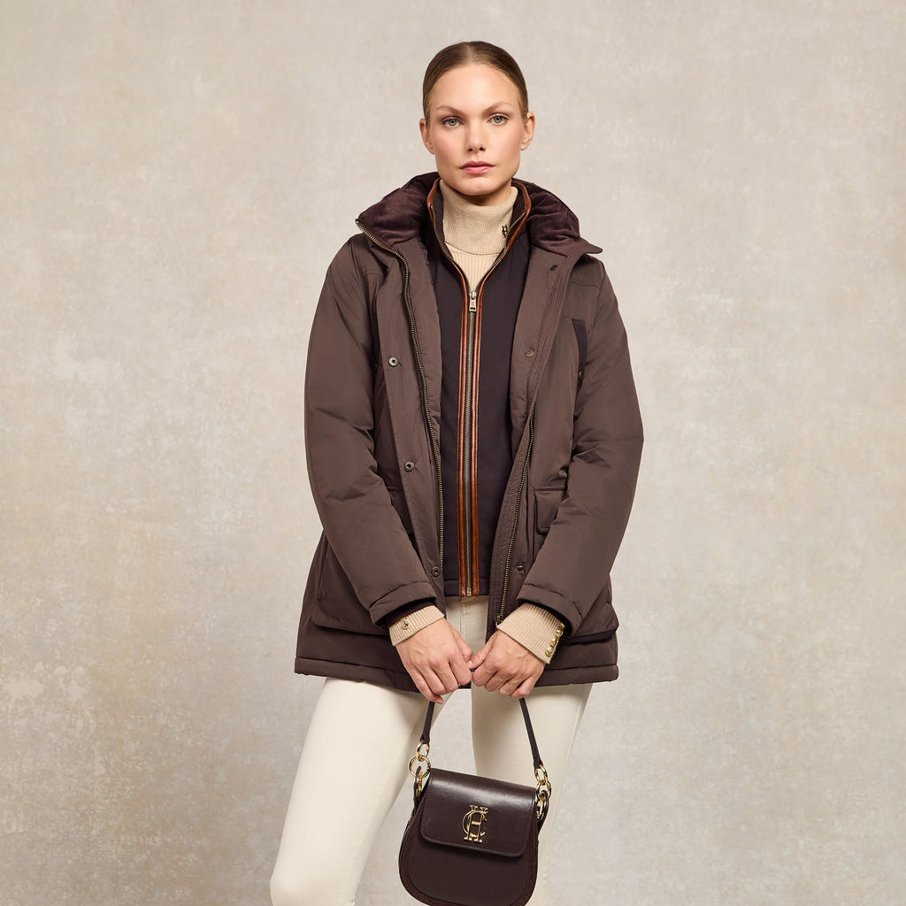 Holland Cooper Stamford Country Coat - Chocolate