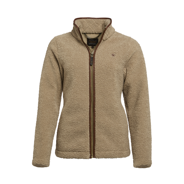 Holland Cooper Country Fleece Jacket - Natural Borg