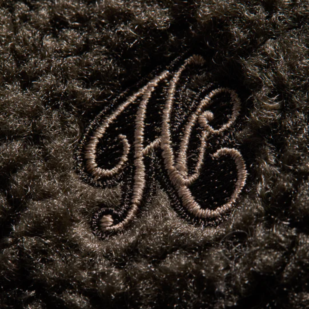 Holland Cooper Country Fleece Quarter Zip - Khaki Borg