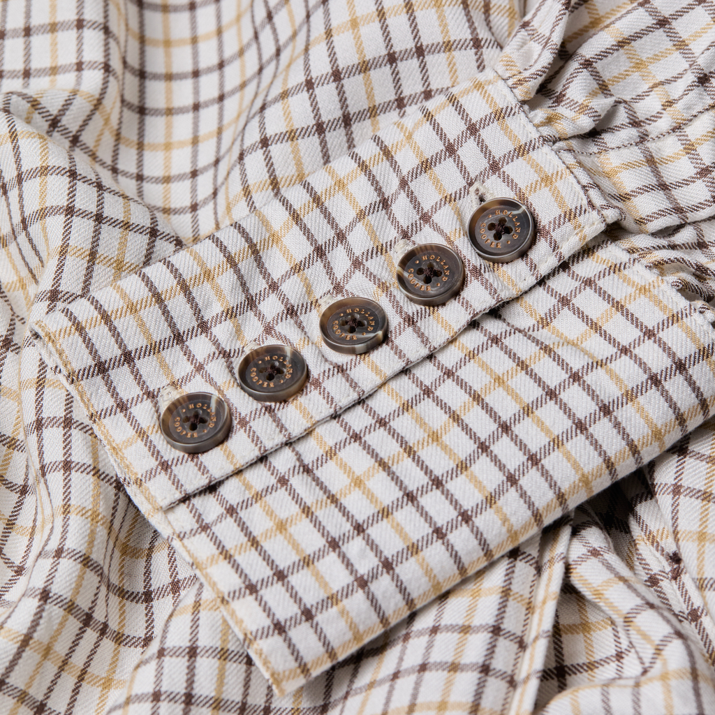 Holland Cooper Heritage Shirt - Cheltenham Camel Check