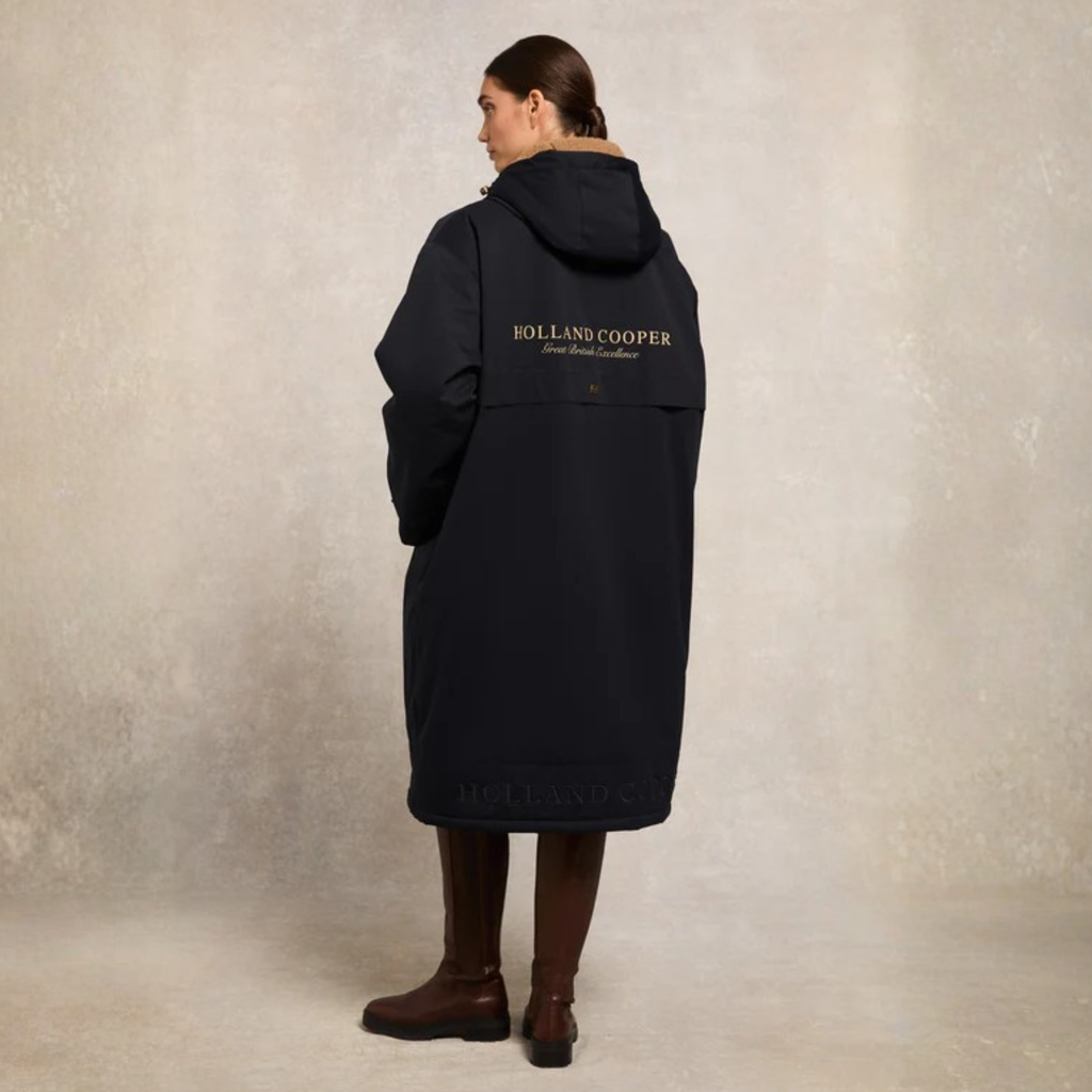 Holland Cooper One Size Waterproof Coat - Ink Navy