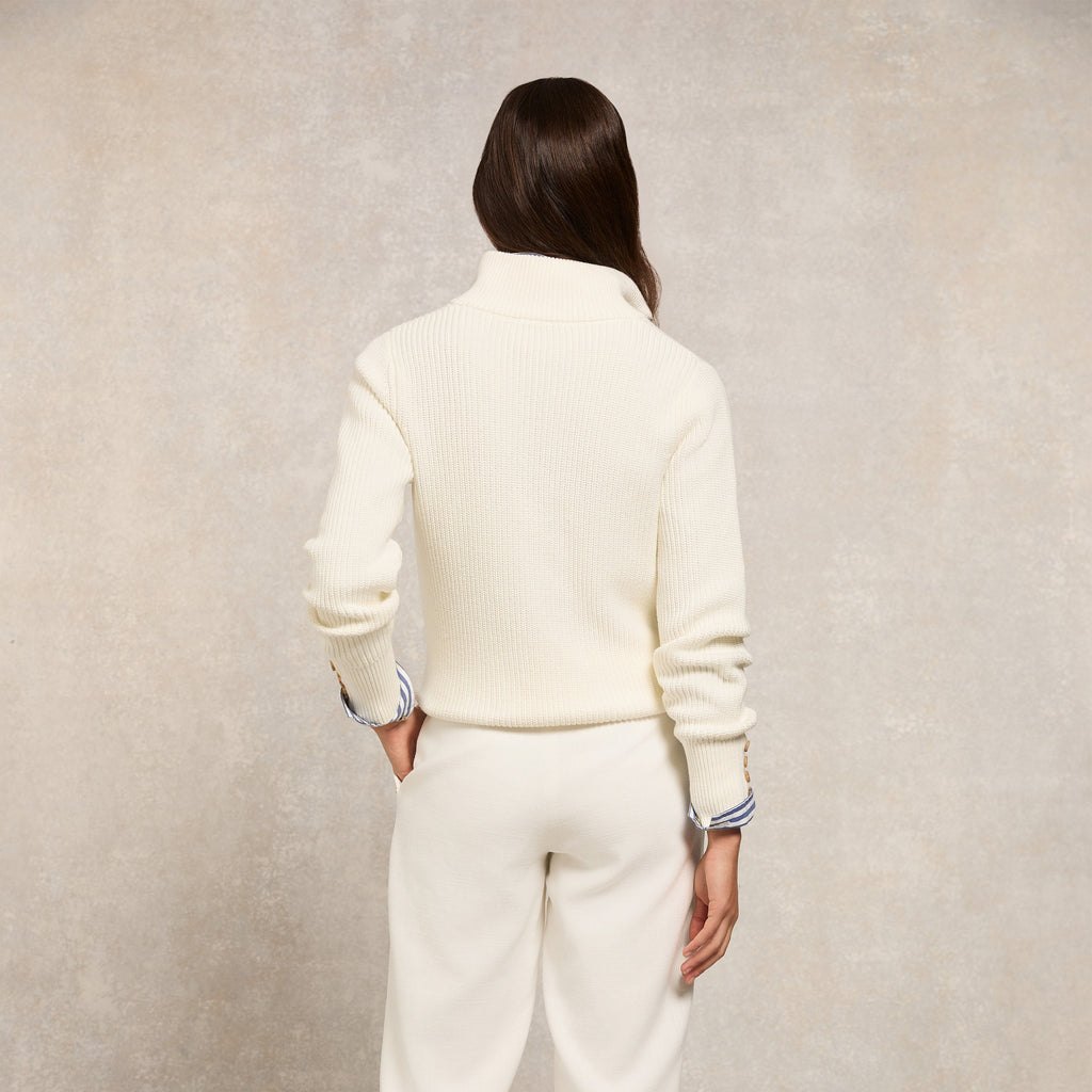 Holland Cooper Northleach Cardigan - Natural