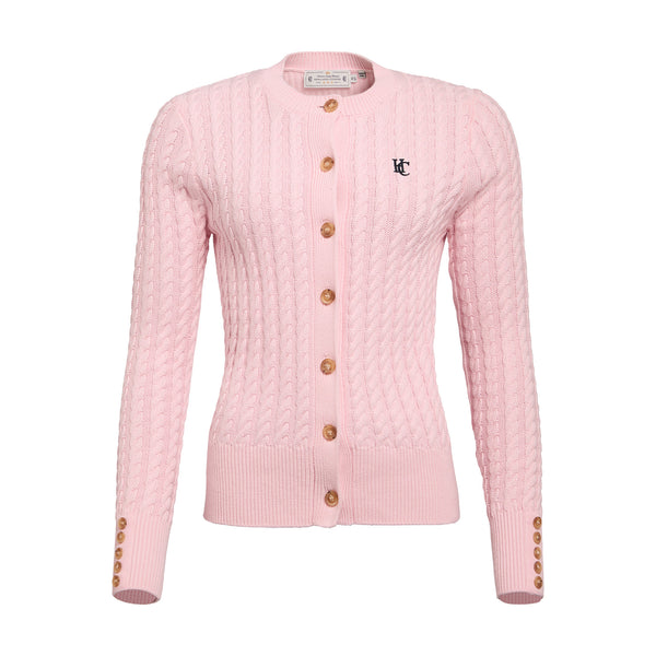 Holland Cooper Cotswold Cardigan - Soft Pink