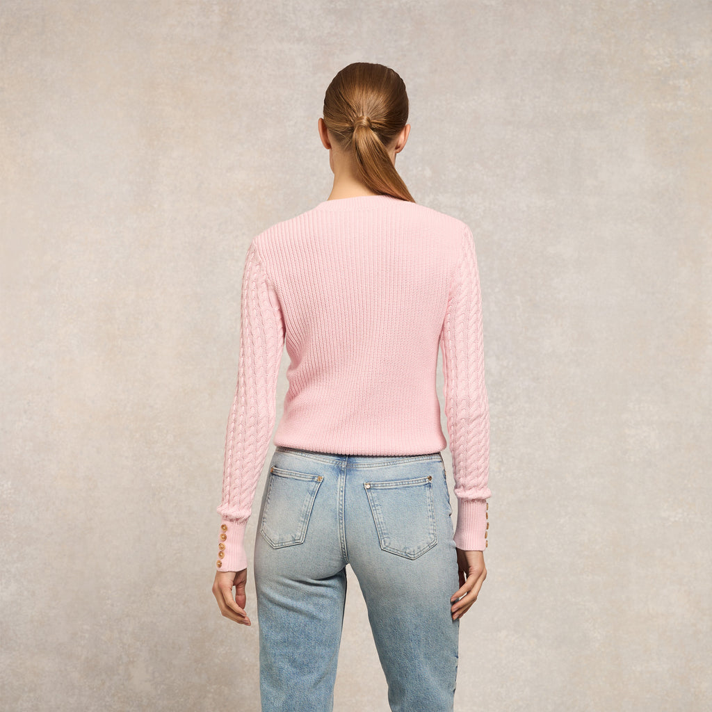 Holland Cooper Cotswold Cardigan - Soft Pink