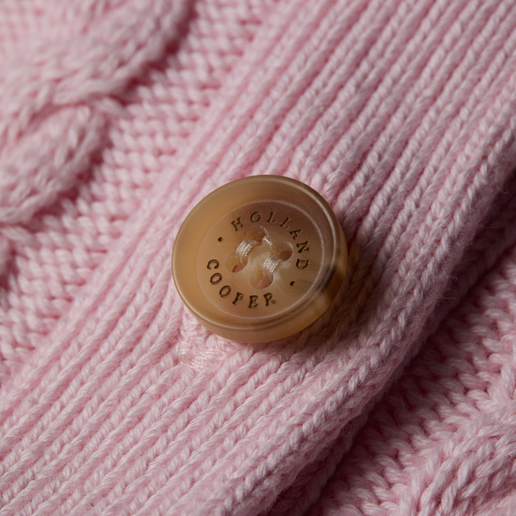 Holland Cooper Cotswold Cardigan - Soft Pink