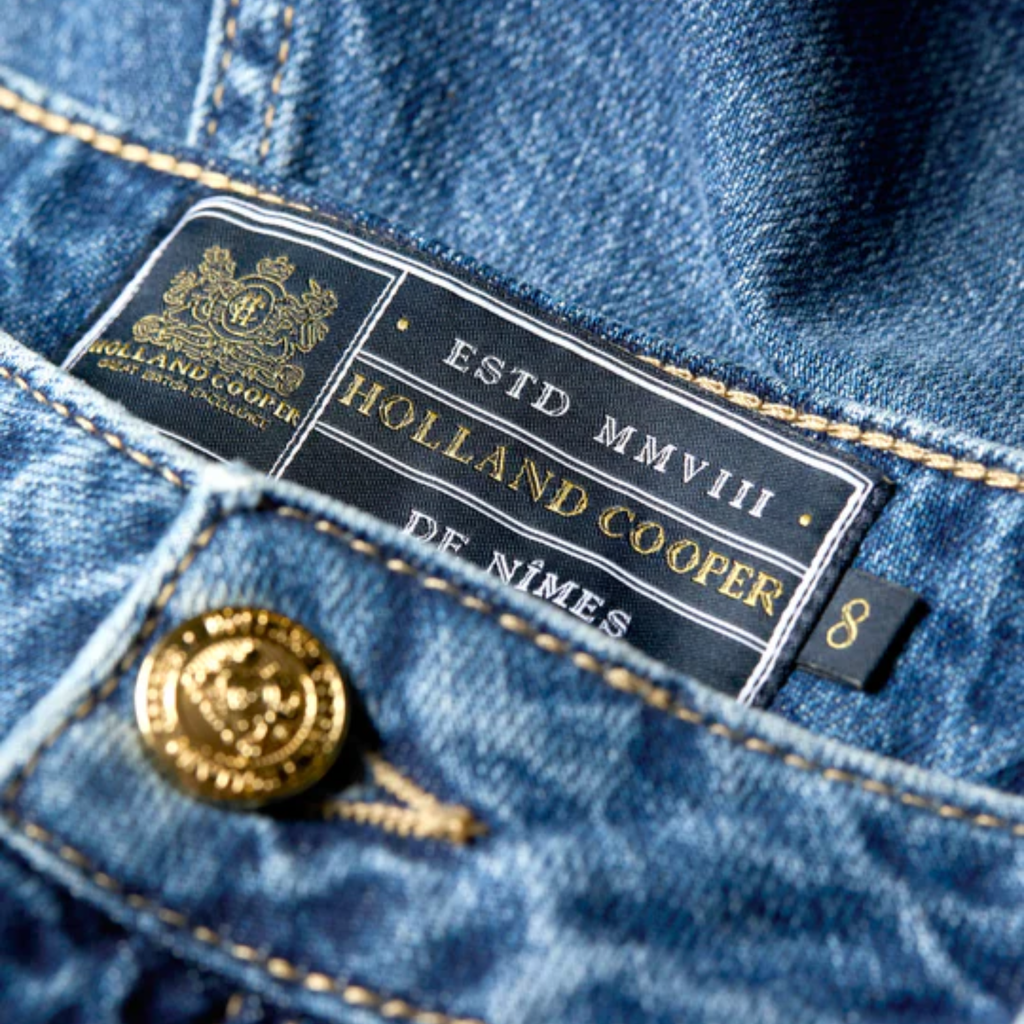 Holland Cooper Utility Denim Shorts - Denim