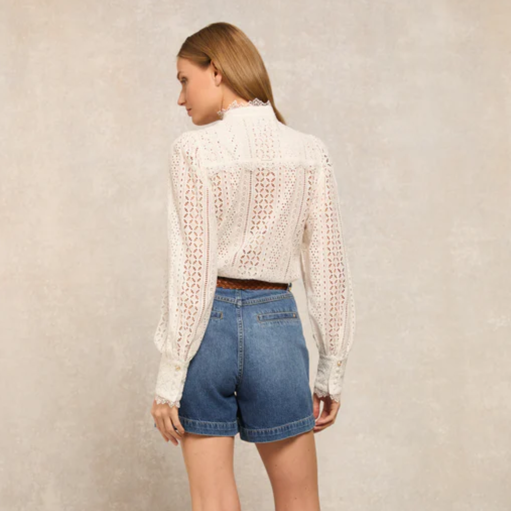 Holland Cooper Utility Denim Shorts - Denim