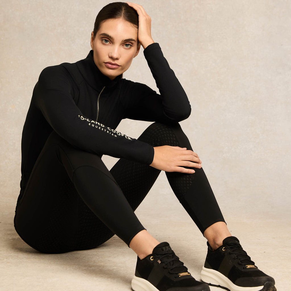 Holland Cooper Burghley Waterproof Trainer - Black