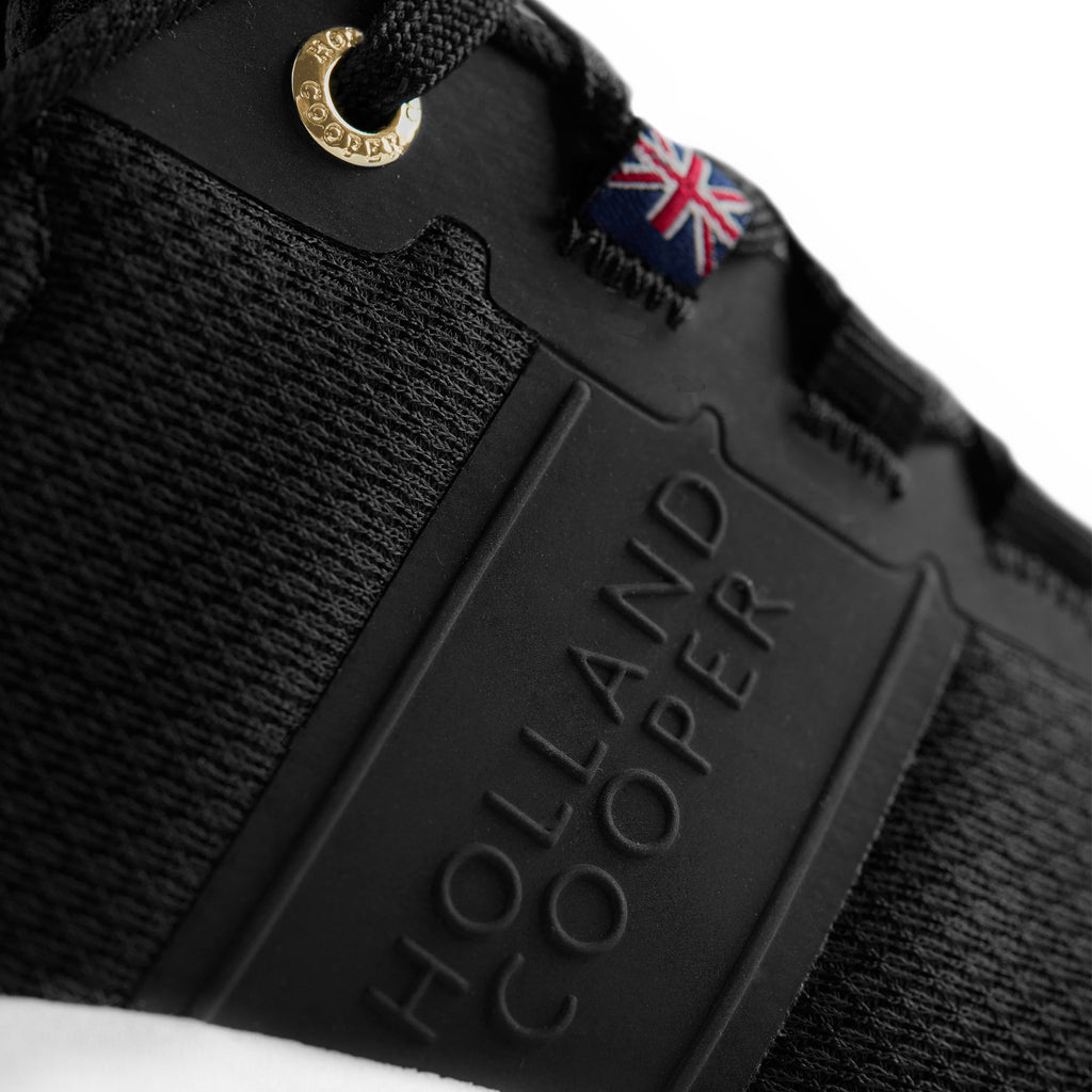 Holland Cooper Burghley Waterproof Trainer - Black