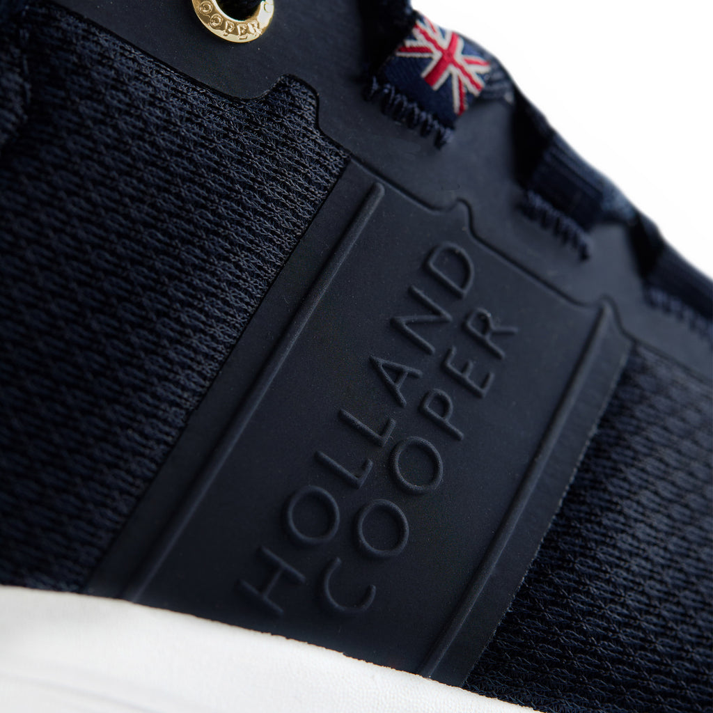 Holland Cooper Burghley Waterproof Trainer - Ink Navy