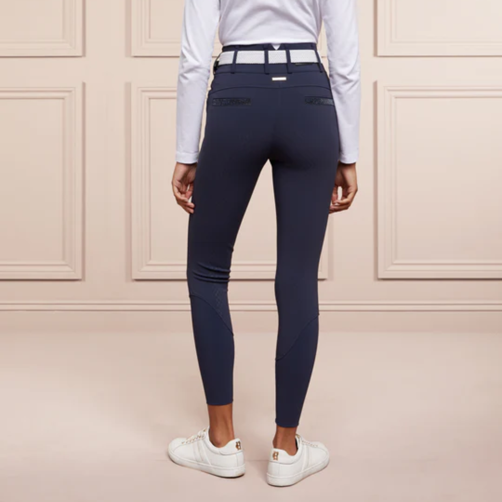 Holland Cooper Premium High Rise Breeches - Yale Blue