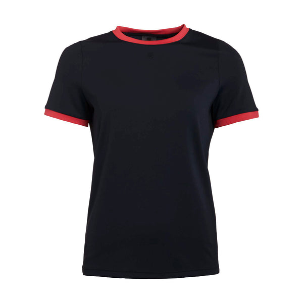 Holland Cooper Chiltern Ringer Tee - Ink Navy