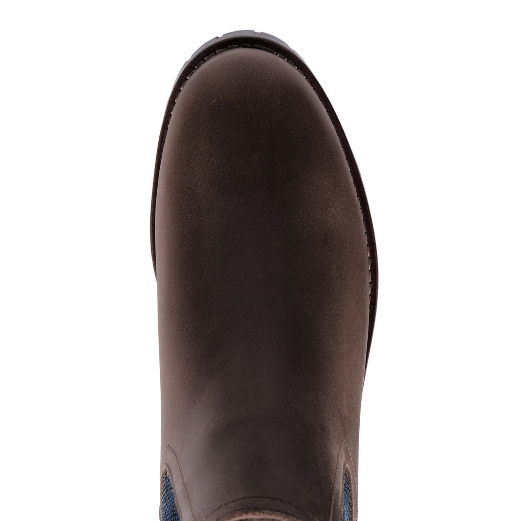 Fairfax and Favor Ladies Sheepskin Boudica Chelsea Boot - Mahogany