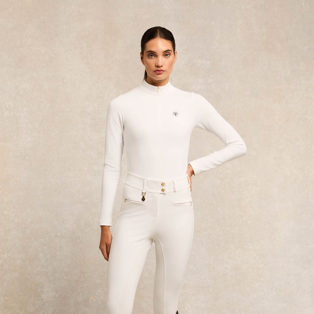 Holland Cooper Burghley Base Layer - White