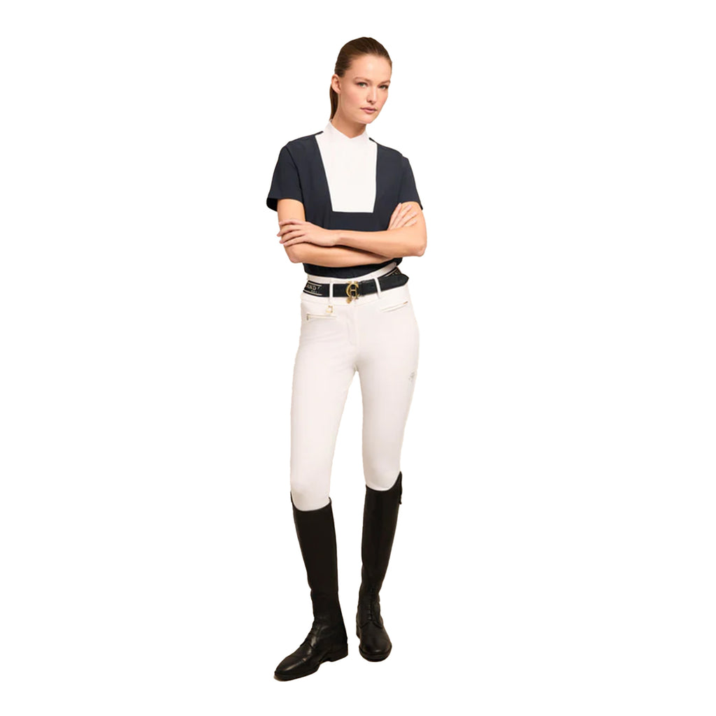 Holland Cooper Gatcombe Short Sleeve Showshirt - Ink Navy