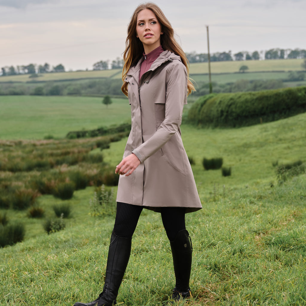 LeMieux Grace Long Rain Jacket - Pecan